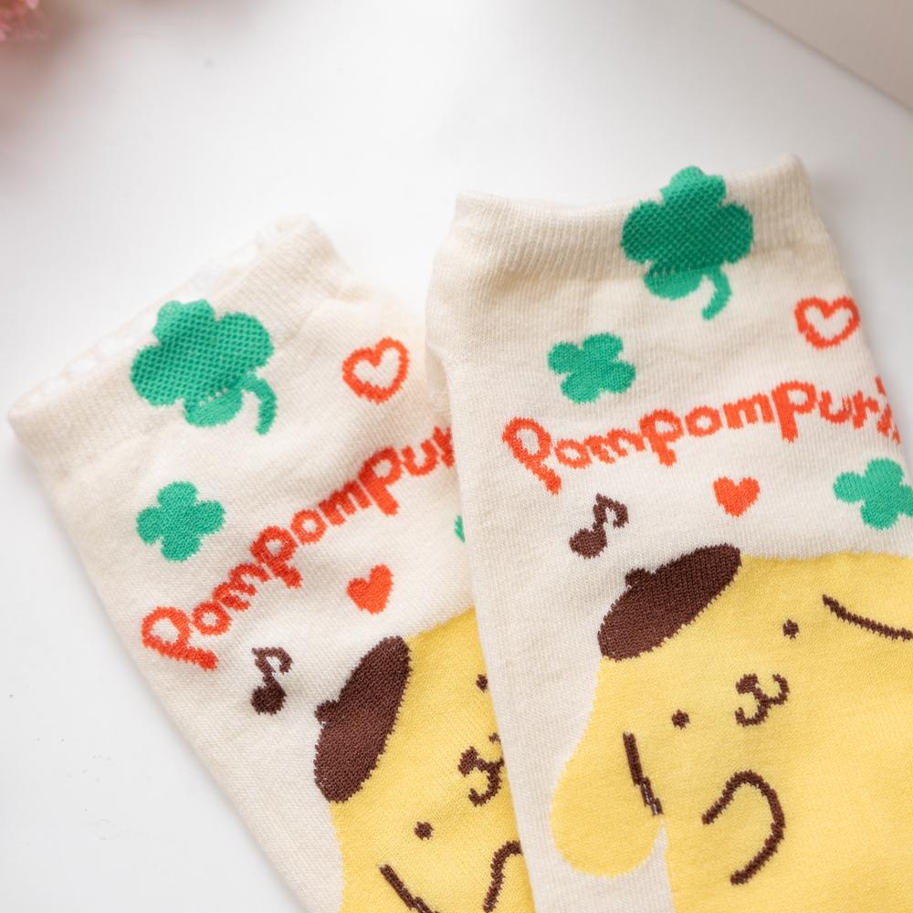 AHUA阿華有事嗎 韓國襪子 三麗鷗立體耳朵全身人物名字短襪 K1883 韓妞必備 百搭純棉襪 卡通 日系 可愛-細節圖8