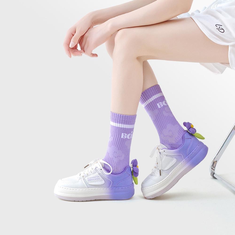 AHUA阿華有事嗎 Bright運動機能中筒襪 N0003 女生襪子 流行襪首選 長襪  日系襪子 短襪-細節圖8