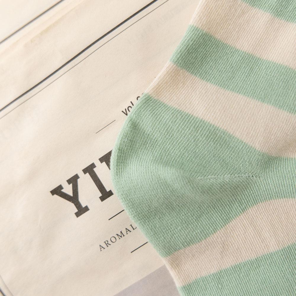 AHUA阿華有事嗎 韓國襪子 笑臉條紋中筒襪 K1735  襪子推薦 流行襪首選 長襪 可愛 日系 短襪 隱形襪-細節圖9