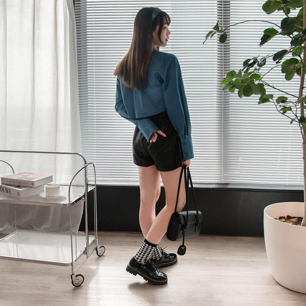 AHUA阿華有事嗎 韓國襪子 滿版千鳥格紋中筒襪 女襪 K1534 襪子推薦 流行襪首選 印花女襪 長襪 純棉襪-細節圖2