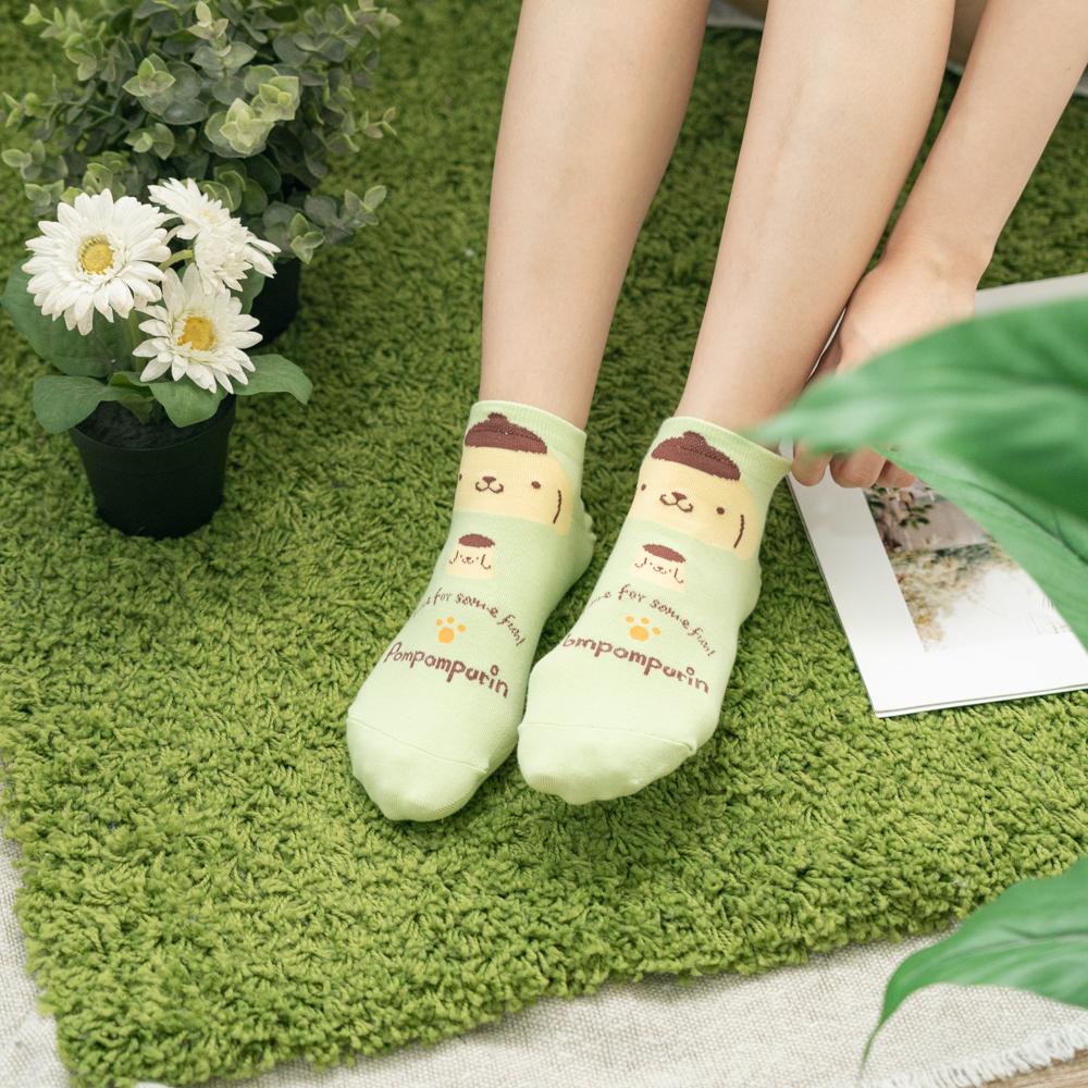 AHUA阿華有事嗎 韓國襪子 三麗鷗大頭英文短襪 K1743 正韓少女襪 韓妞必備長襪 百搭純棉襪 卡通襪 可愛-細節圖3