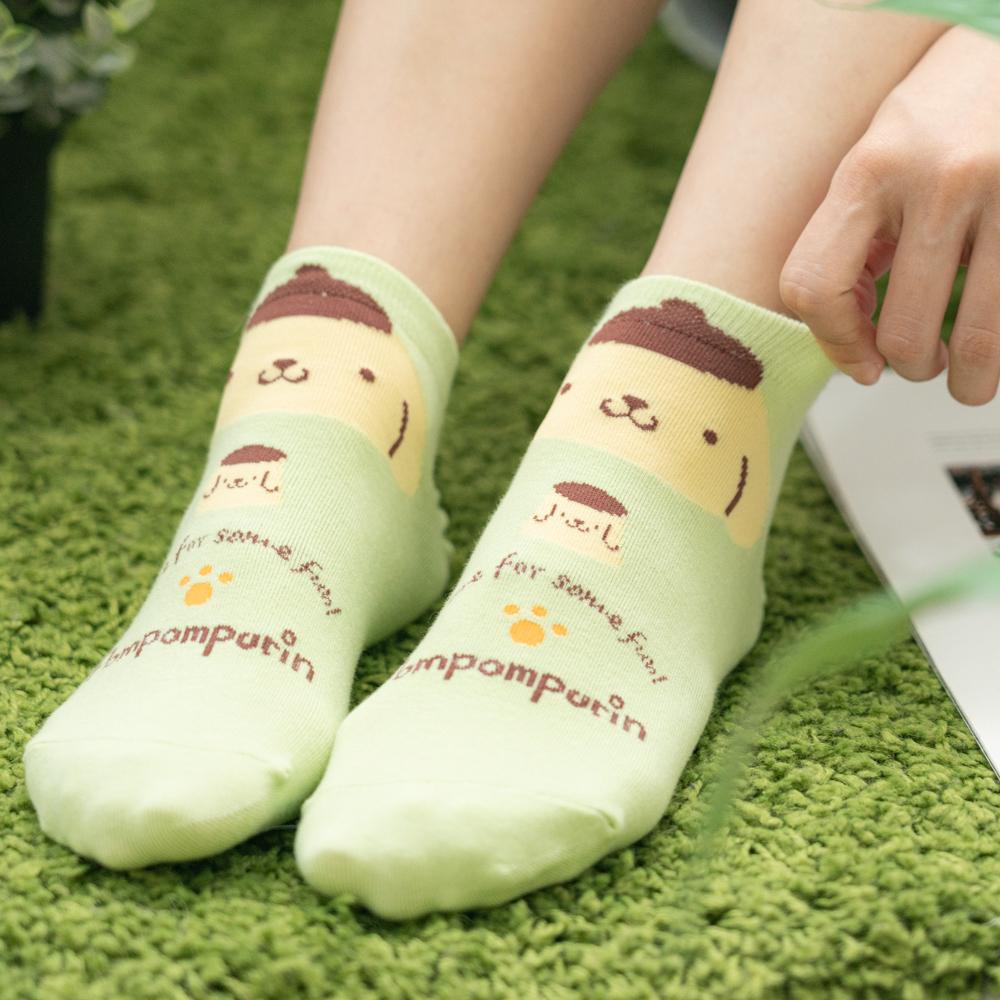 AHUA阿華有事嗎 韓國襪子 三麗鷗大頭英文短襪 K1743 正韓少女襪 韓妞必備長襪 百搭純棉襪 卡通襪 可愛-細節圖4