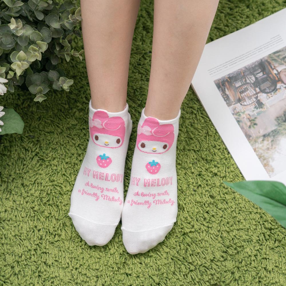 AHUA阿華有事嗎 韓國襪子 三麗鷗大頭英文短襪 K1743 正韓少女襪 韓妞必備長襪 百搭純棉襪 卡通襪 可愛-細節圖7