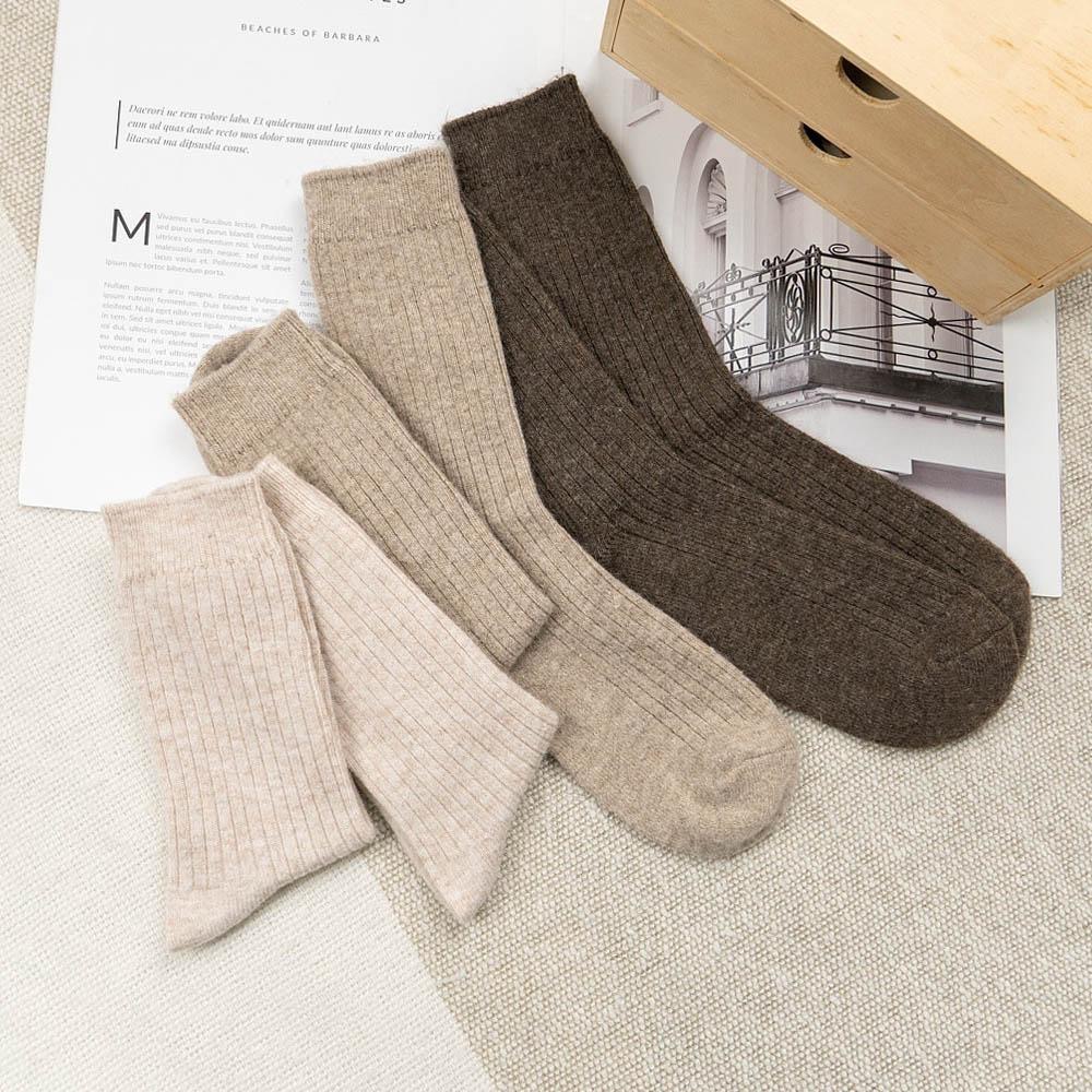 AHUA阿華有事嗎 韓國襪子 純色喀什米爾羊絨中筒襪 K1626 女襪 女生襪子推薦 流行襪首選 長襪 純棉襪 羊毛襪-細節圖7