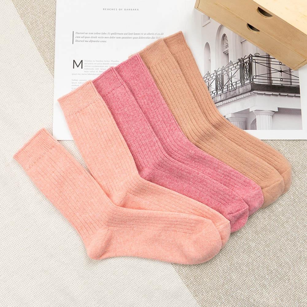 AHUA阿華有事嗎 韓國襪子 純色喀什米爾羊絨中筒襪 K1626 女襪 女生襪子推薦 流行襪首選 長襪 純棉襪 羊毛襪-細節圖9