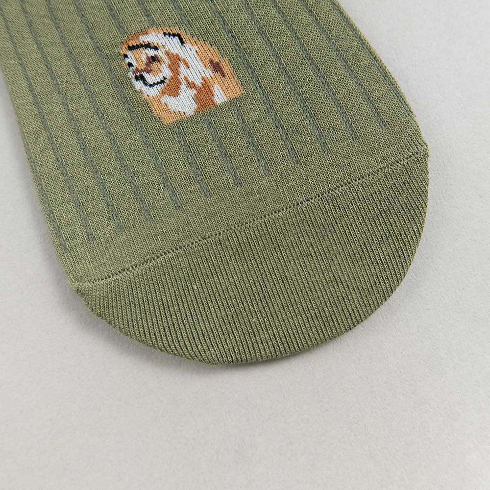 AUHA阿華有事嗎 韓國襪子 動物小頭條紋男生隱形襪 男襪【K1461】百搭 簡約 實穿 文青 男襪 純棉 隱形襪-細節圖9