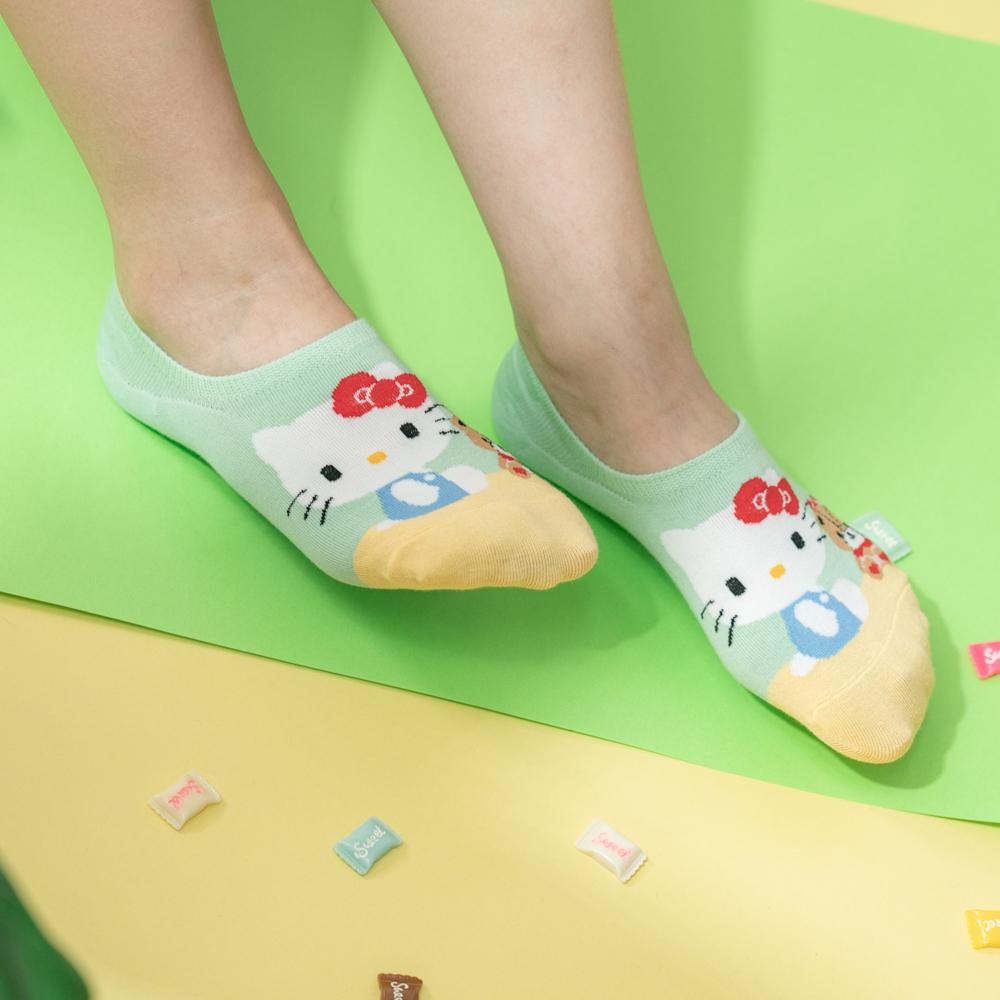 AHUA阿華有事嗎 韓國襪子 三麗鷗好朋友隱形襪 K1742 正韓少女襪 韓妞必備長襪 百搭純棉襪 卡通襪 可愛-細節圖4
