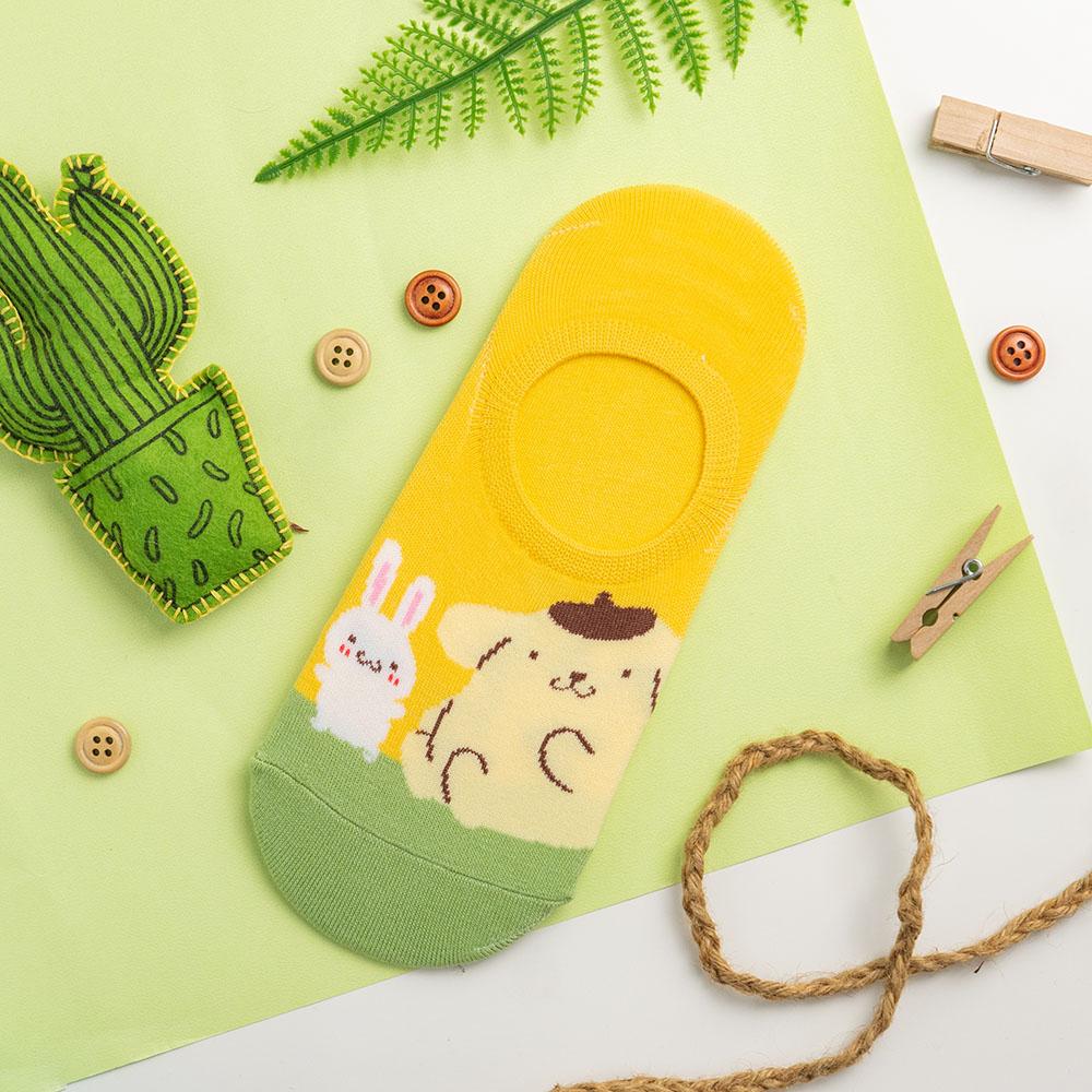 AHUA阿華有事嗎 韓國襪子 三麗鷗好朋友隱形襪 K1742 正韓少女襪 韓妞必備長襪 百搭純棉襪 卡通襪 可愛-細節圖6