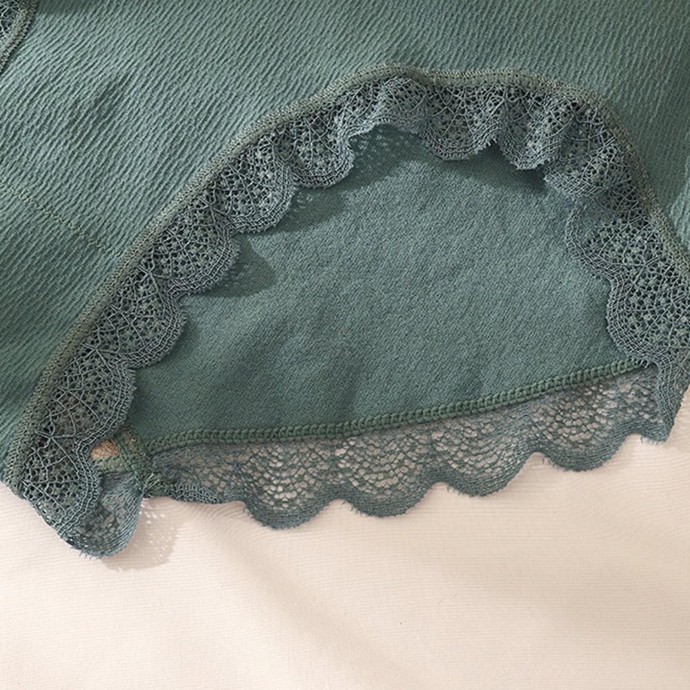 AHUA 阿華有事嗎 石墨烯小花蝴蝶結蕾絲大尺碼內褲 I0084 韓系內褲 流行少女內褲 可愛內褲-細節圖9