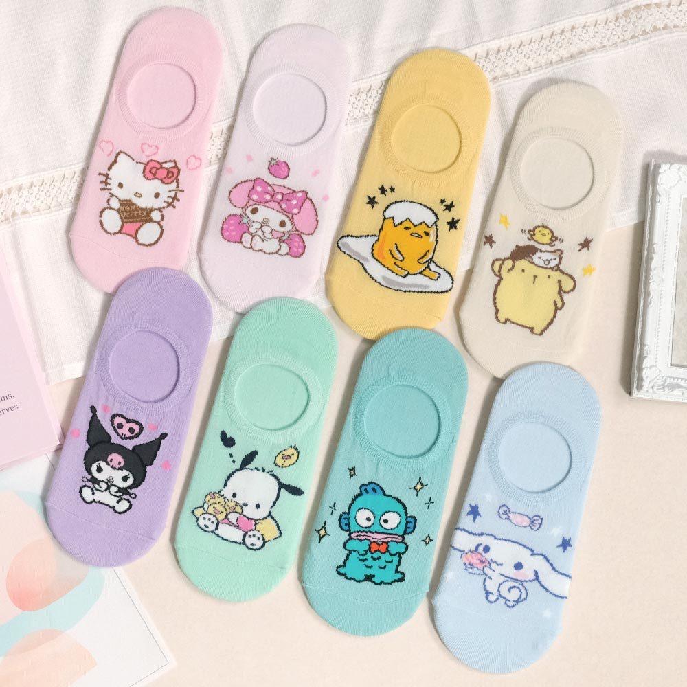 AHUA 阿華有事嗎 三麗鷗閃亮人物隱形襪 K2312 正韓襪子 百搭純棉襪 韓妞必備 少女襪-細節圖6