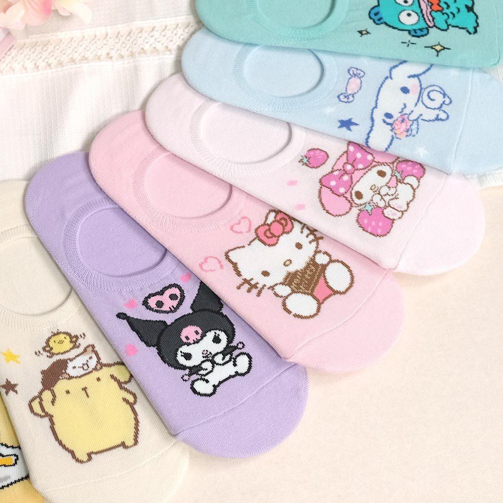 AHUA 阿華有事嗎 三麗鷗閃亮人物隱形襪 K2312 正韓襪子 百搭純棉襪 韓妞必備 少女襪-細節圖8