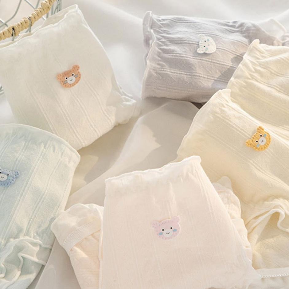 AHUA阿華有事嗎 純棉抗菌熊熊布貼透氣內褲 I0078 韓系內著 可愛內褲 純棉內褲 舒適內褲 女內著-細節圖5