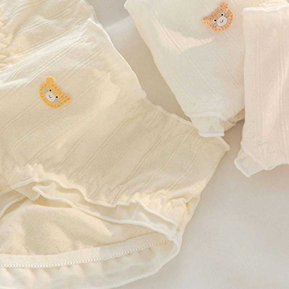 AHUA阿華有事嗎 純棉抗菌熊熊布貼透氣內褲 I0078 韓系內著 可愛內褲 純棉內褲 舒適內褲 女內著-細節圖9