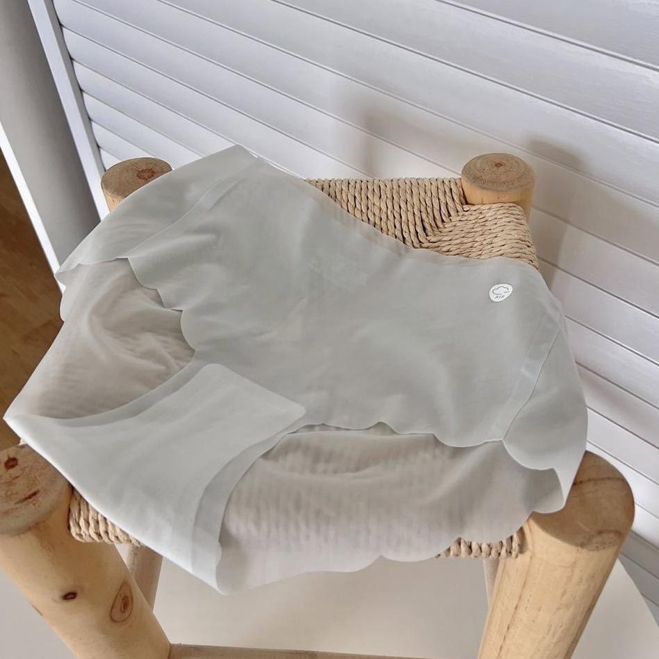 AHUA阿華有事嗎 一片式花瓣邊冰絲薄款透氣無痕內褲 I0079 韓系內著 可愛內褲 純棉內褲 舒適內褲 女內著-細節圖9