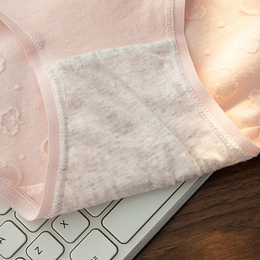 AHUA阿華有事嗎 滿版壓花雲朵棉花中腰內褲 I0068 韓系內著 可愛內褲 純棉內褲 舒適內褲 女內著-細節圖8