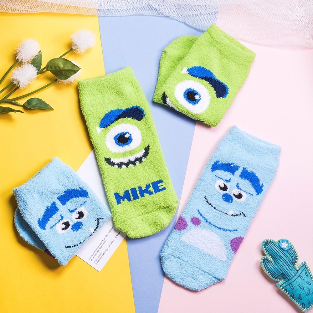 迪士尼AHUA阿華有事嗎   韓國襪子 絨毛迪士尼立體耳朵短襪 K0261 正韓熱賣款 必備卡通襪 百搭絨毛襪-細節圖7