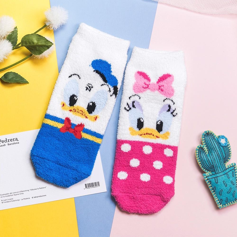 迪士尼AHUA阿華有事嗎   韓國襪子 絨毛迪士尼立體耳朵短襪 K0261 正韓熱賣款 必備卡通襪 百搭絨毛襪-細節圖8