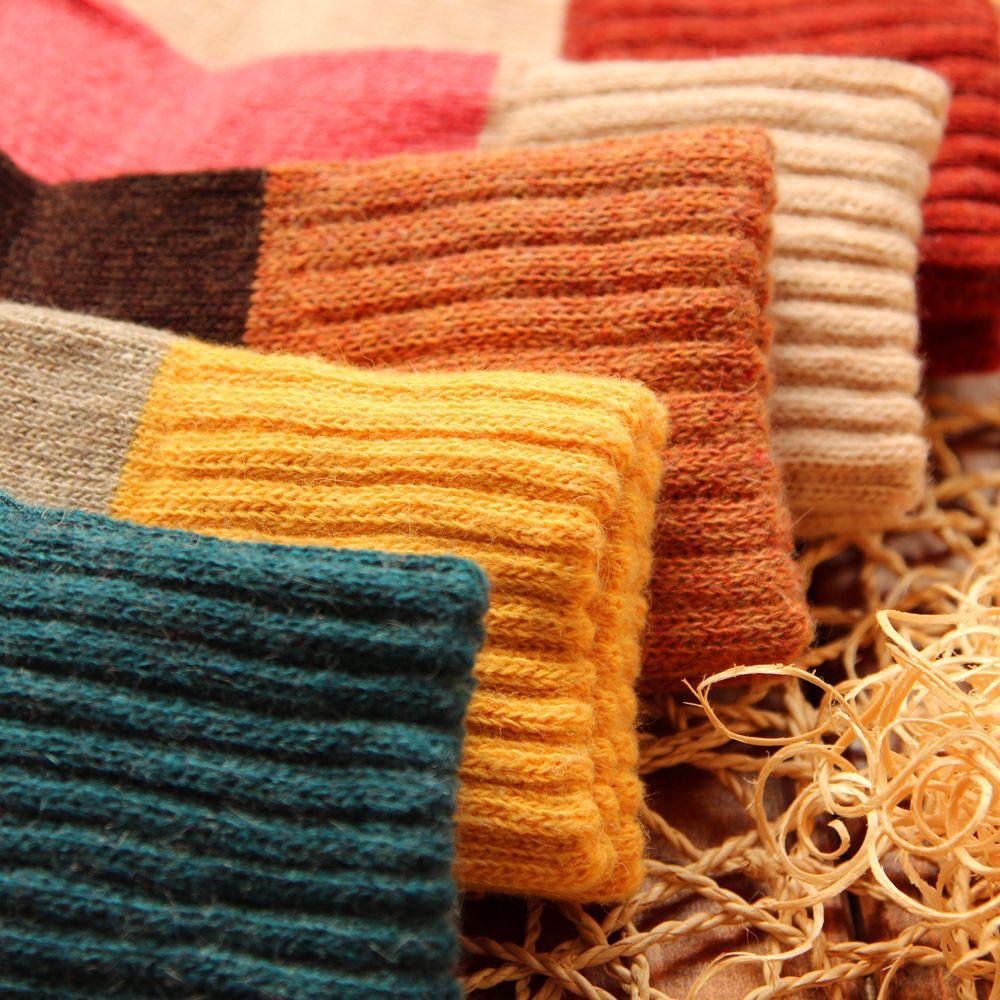 AHUA阿華有事嗎  日系馬卡龍雙色羊毛襪 S0030 韓妞必備百搭款 中筒襪 厚長襪 運動復古 文青情侶-細節圖5