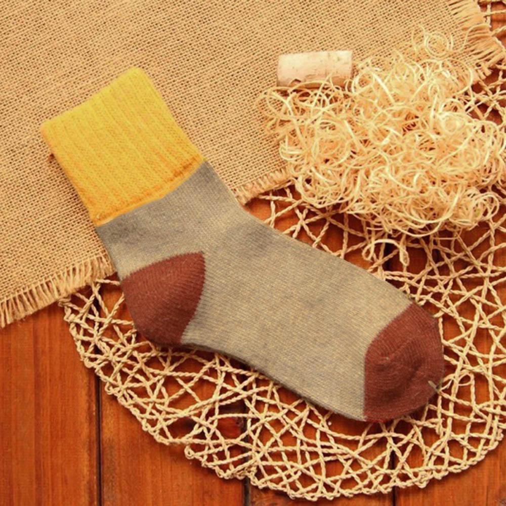 AHUA阿華有事嗎  日系馬卡龍雙色羊毛襪 S0030 韓妞必備百搭款 中筒襪 厚長襪 運動復古 文青情侶-細節圖7