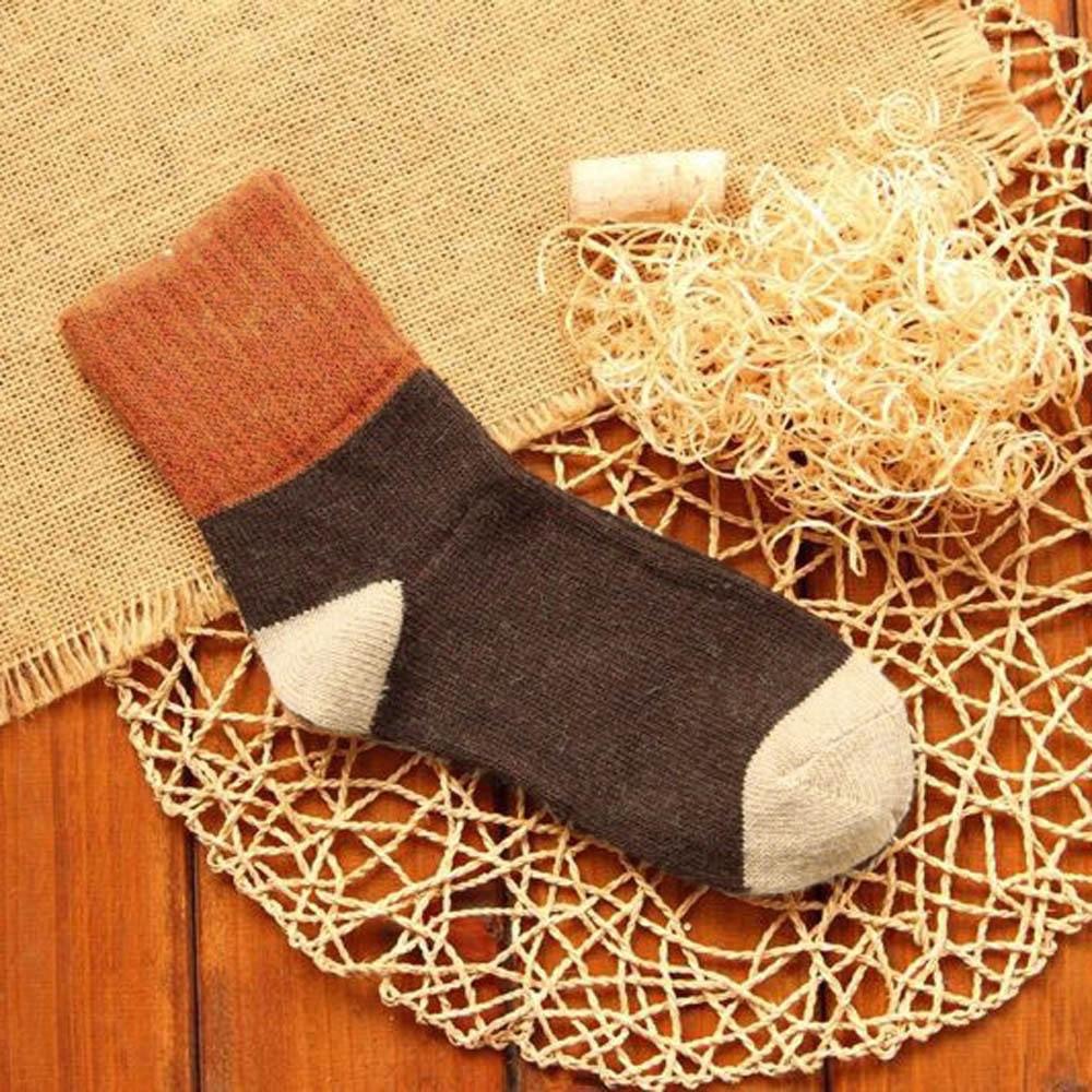 AHUA阿華有事嗎  日系馬卡龍雙色羊毛襪 S0030 韓妞必備百搭款 中筒襪 厚長襪 運動復古 文青情侶-細節圖9