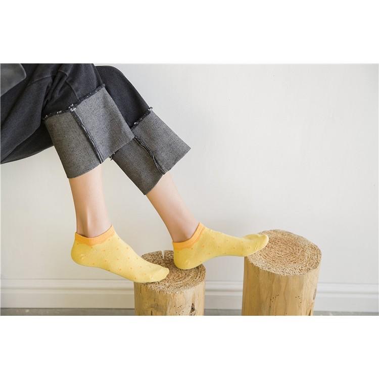 AHUA阿華有事嗎 韓系襪子 小圓點短襪 C款 S0232 四季百搭款 韓妞必備 姊妹情侶襪 宅配免運-細節圖4