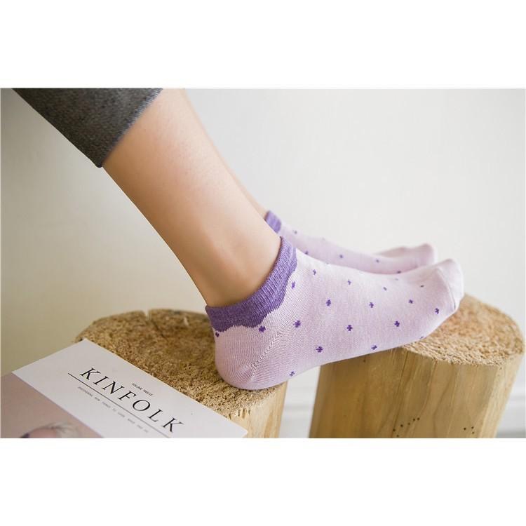 AHUA阿華有事嗎 韓系襪子 小圓點短襪 C款 S0232 四季百搭款 韓妞必備 姊妹情侶襪 宅配免運-細節圖8