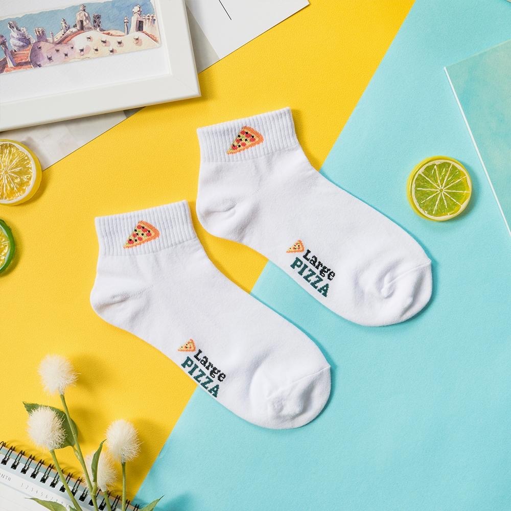 AHUA阿華有事嗎 可愛速食小圖中短襪 現貨 潮流必備 女生襪子 白襪 女襪  純棉襪 食物 小圖  R0028-細節圖9