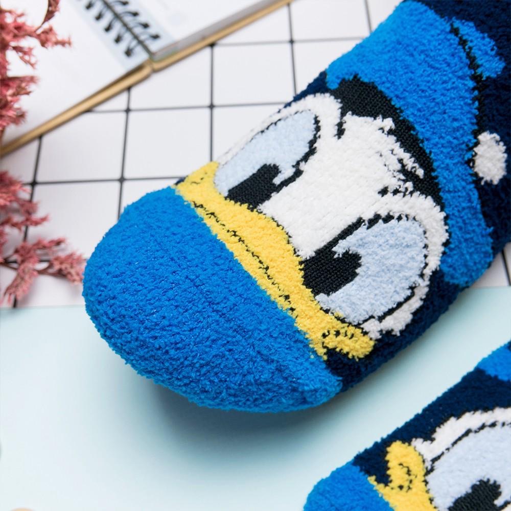 AHUA阿華有事嗎 韓國襪子 絨毛迪士尼繽粉點點短襪 居家睡眠襪 K0441 正韓熱賣款 韓妞必備冬日暖襪 百搭純棉襪-細節圖9