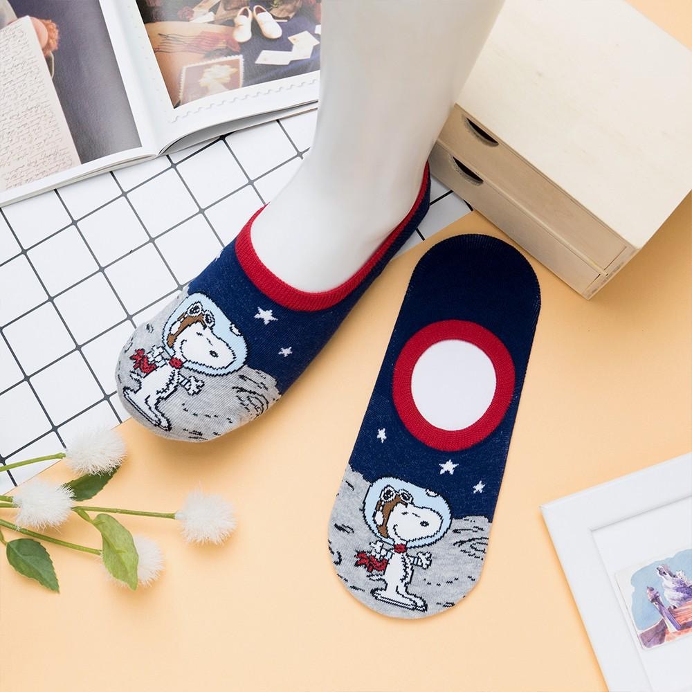 AHUA阿華有事嗎 韓國襪子 彩色史努比隱形襪 K0526 正韓少女襪 韓妞必備卡通襪 百搭船襪 素色踝襪-細節圖4