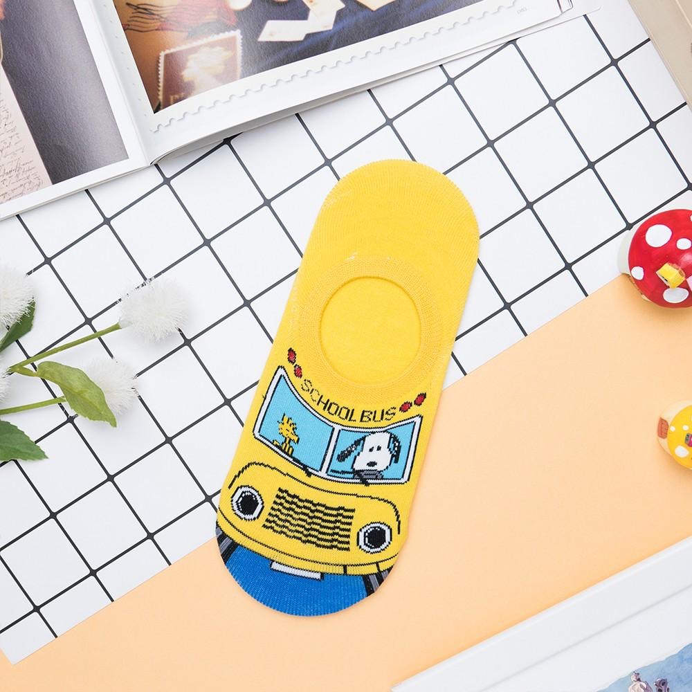 AHUA阿華有事嗎 韓國襪子 彩色史努比隱形襪 K0526 正韓少女襪 韓妞必備卡通襪 百搭船襪 素色踝襪-細節圖5