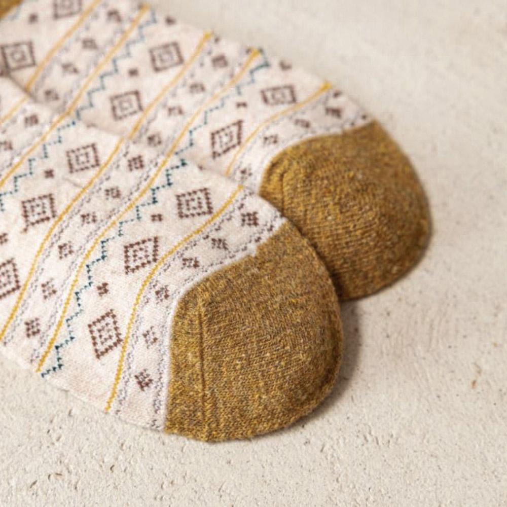 AUHA 日系襪子 森林系羊毛中筒襪 S0399 羊毛襪 純棉襪 保暖秋冬厚襪 阿華有事嗎-細節圖9