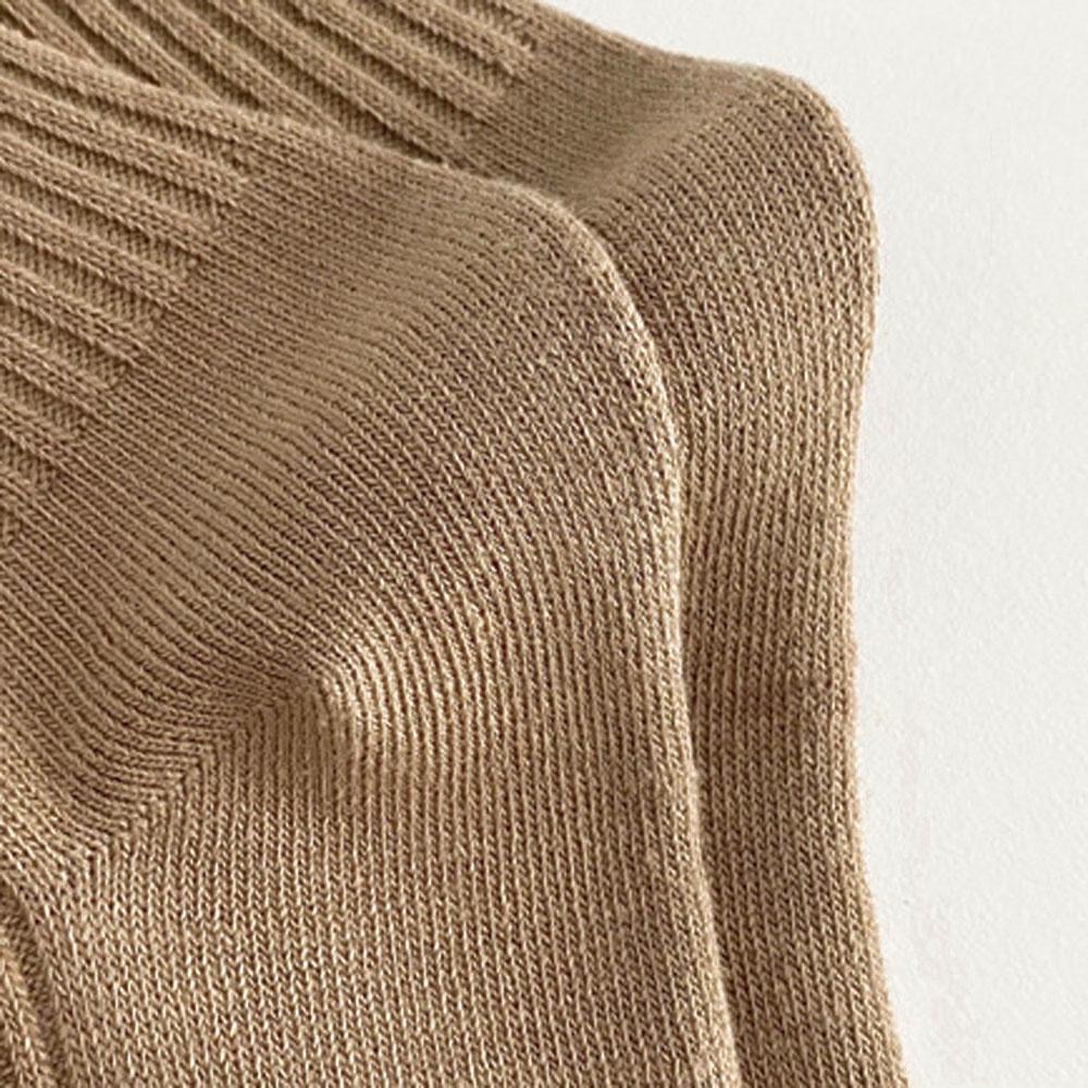 AUHA 日系襪子 戴帽子小熊刺繡坑條中筒襪 女襪 襪子推薦 熊熊襪子 S0425  中筒純棉襪 阿華有事嗎-細節圖8