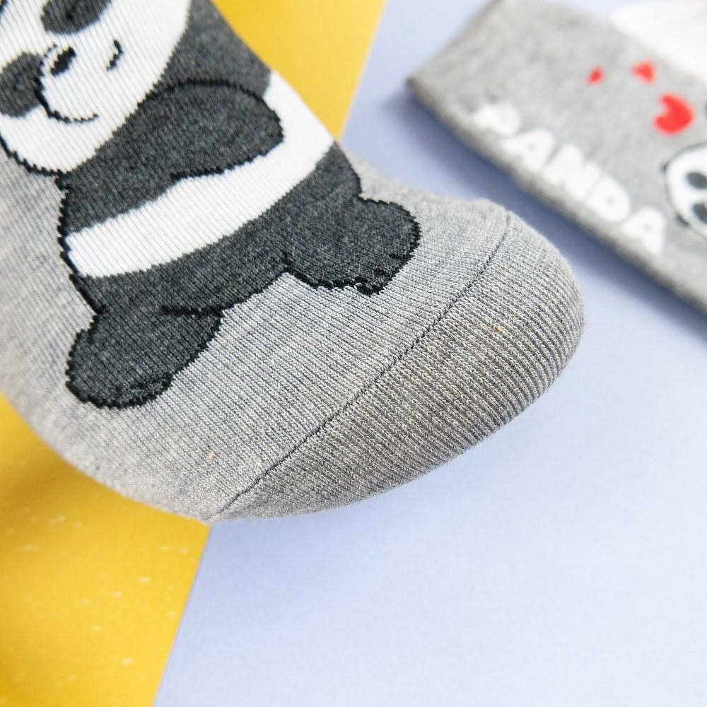 AHUA阿華有事嗎 韓國襪子 快樂熊熊三兄弟愛心短襪 K1018 少女襪 韓妞必備長襪 百搭純棉襪-細節圖9