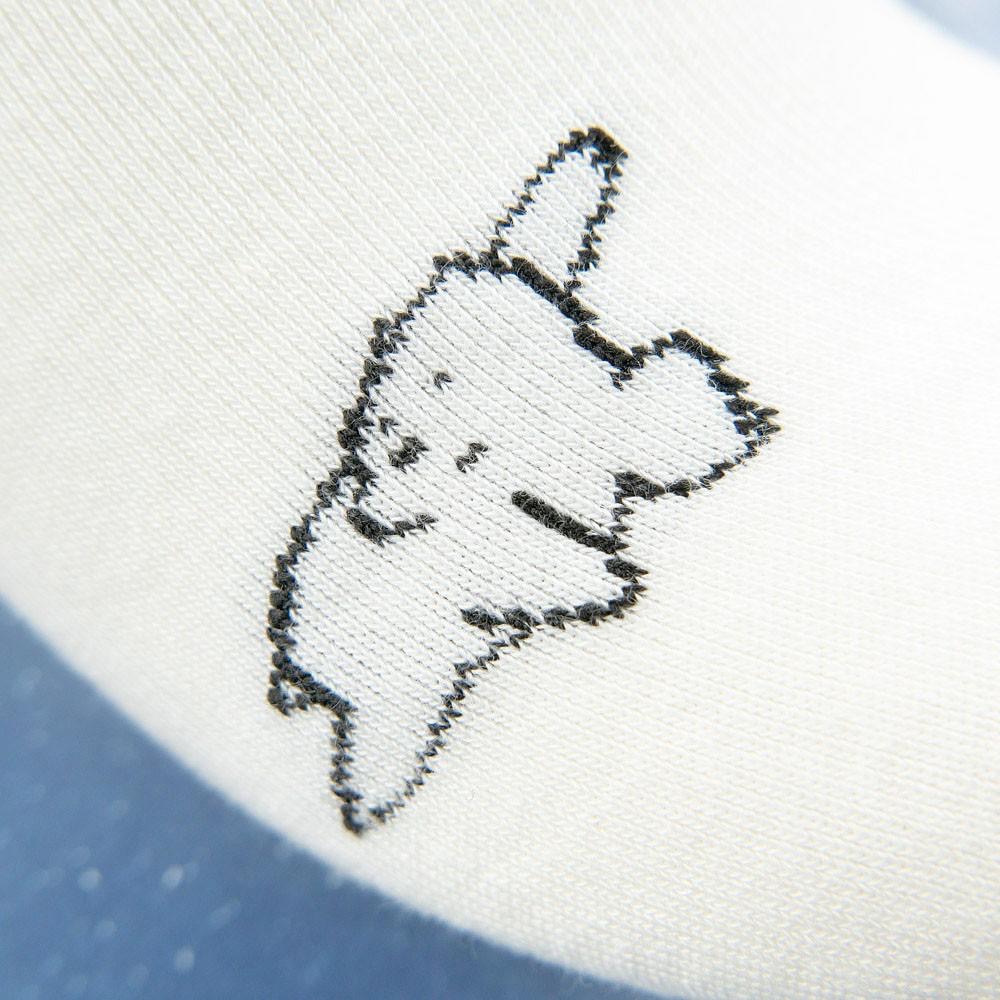 阿華有事嗎AUHA 韓國襪子 熊熊三兄弟招牌動作中筒襪 K1023 少女襪 韓妞必備長襪 百搭純棉襪-細節圖7