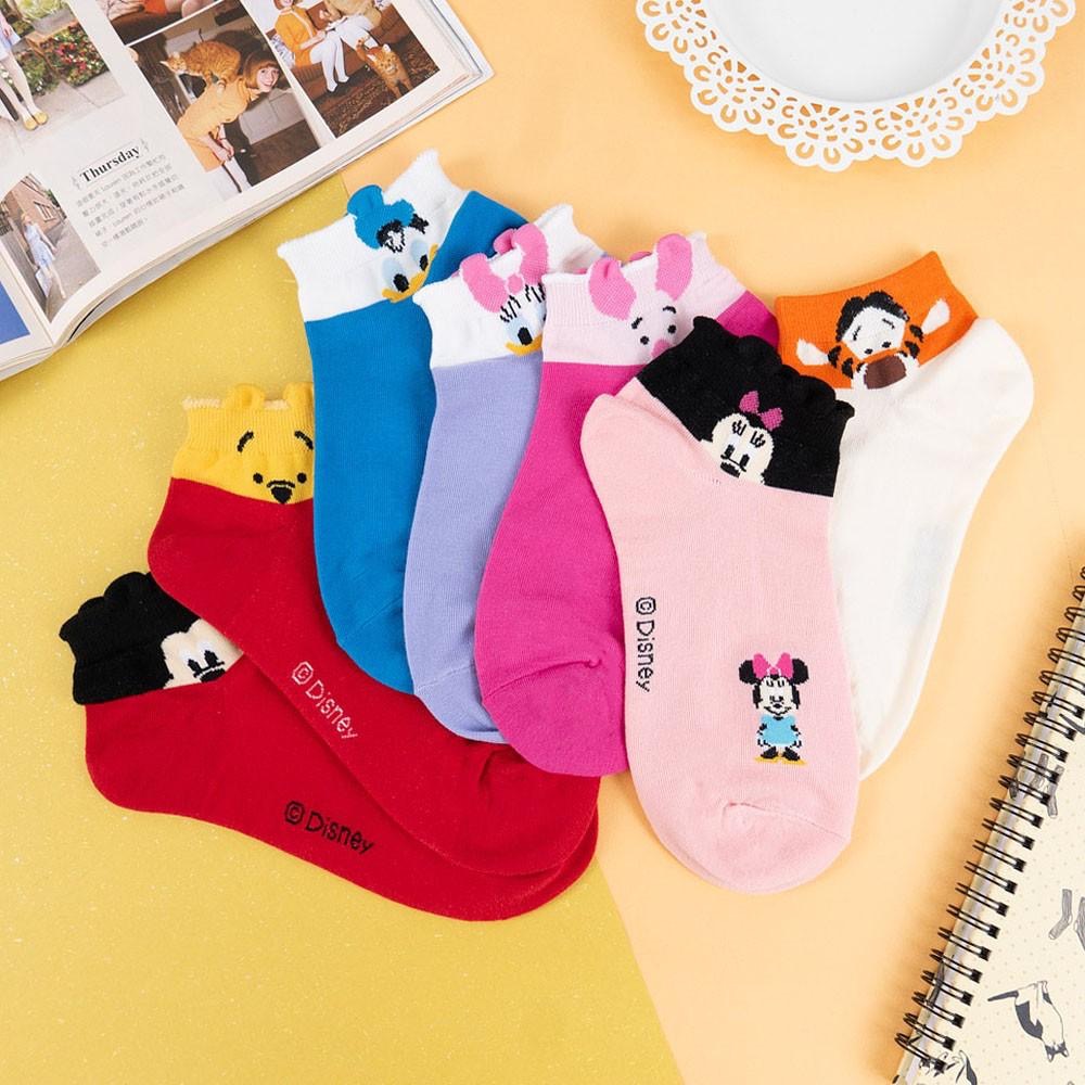 阿華有事嗎AUHA 韓國襪子 迪士尼立體耳朵中短襪【K1147】少女襪 韓妞必備長襪 百搭純棉襪-細節圖4
