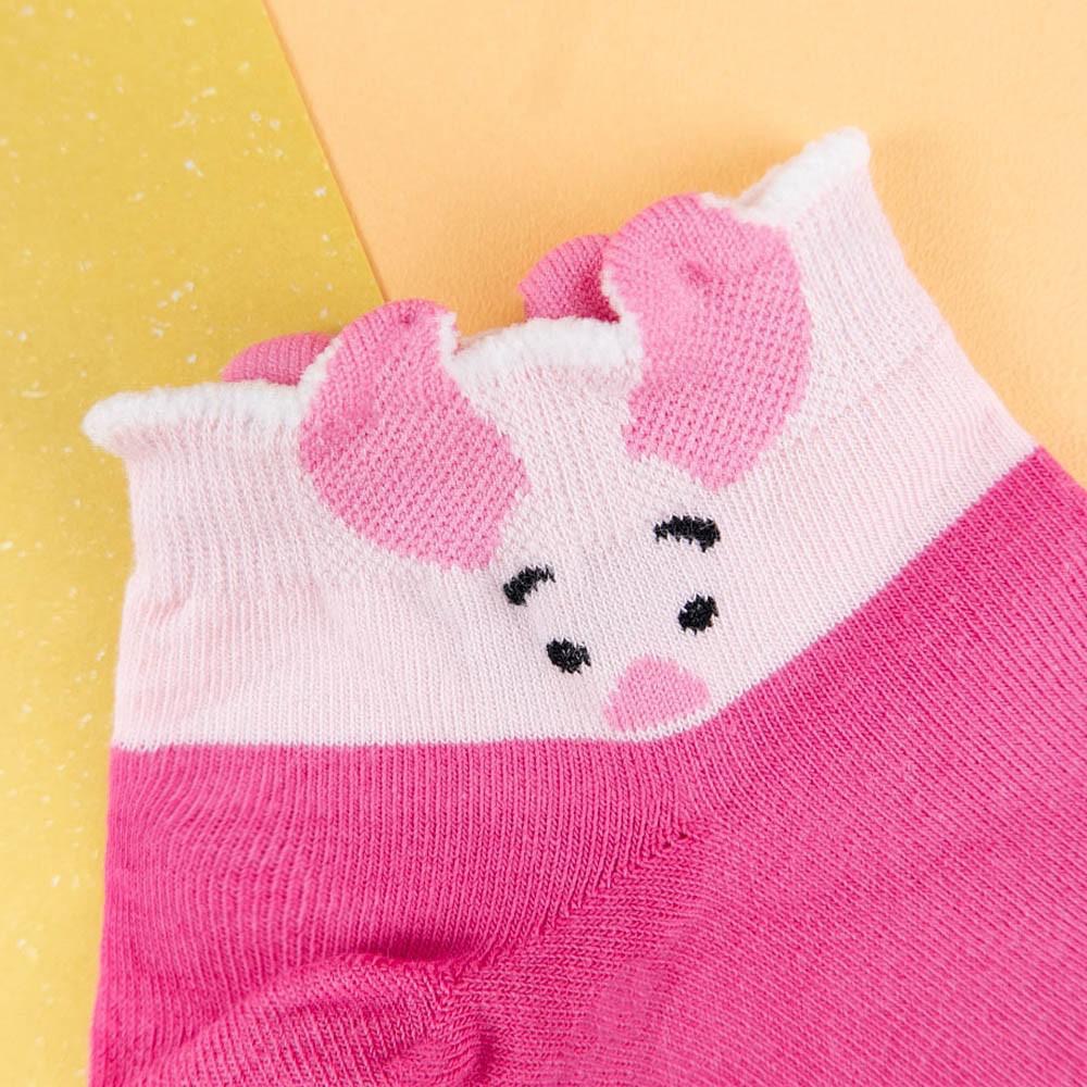 阿華有事嗎AUHA 韓國襪子 迪士尼立體耳朵中短襪【K1147】少女襪 韓妞必備長襪 百搭純棉襪-細節圖7