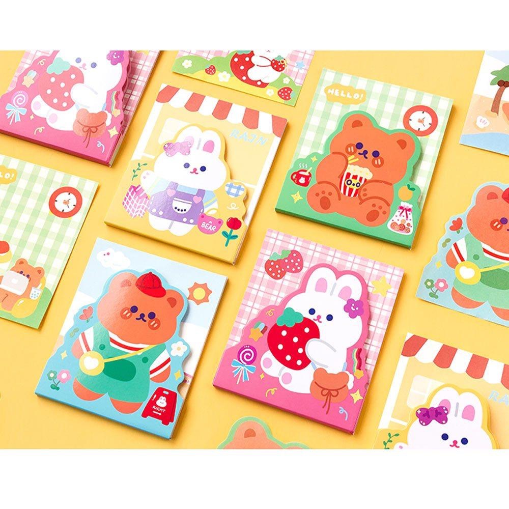 AHUA 阿華有事嗎 悠然假日動物雙層便條本 O0020 可愛 文具 開學用品-細節圖4