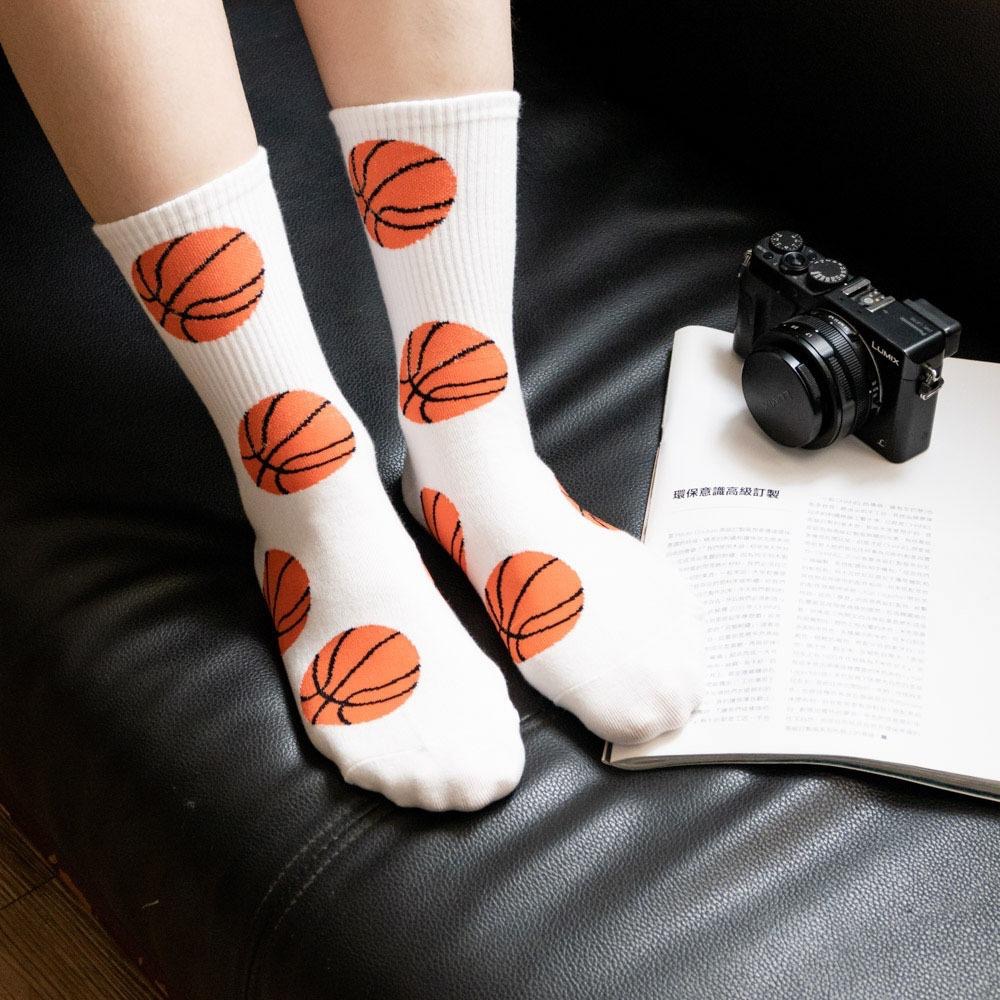 AHUA 韓國襪子 滿版球類中筒襪 K2009 韓妞必備 百搭純棉襪 正韓襪子 少女襪 阿華有事嗎-細節圖4