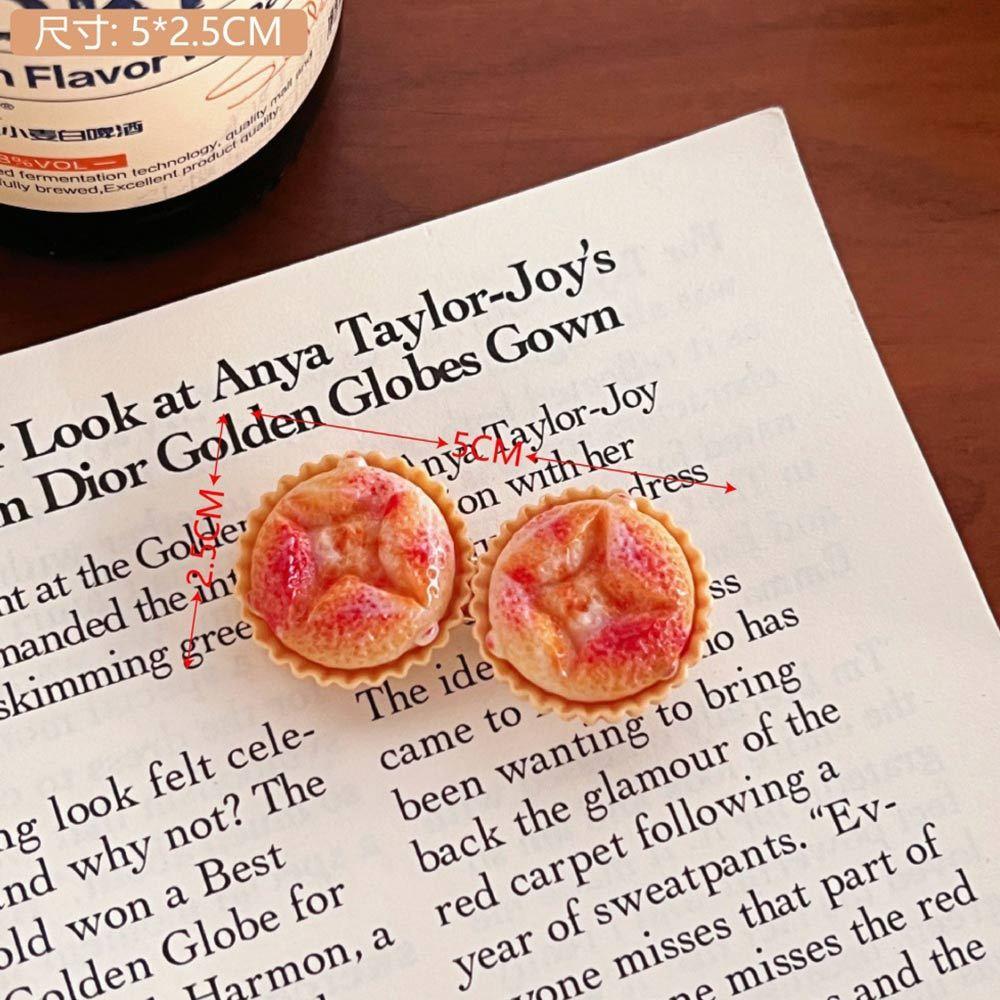 AHUA 阿華有事嗎 法式烘培點心髮夾 E0134 韓系可愛 百搭 少女 髮夾 髮飾 配件-細節圖3