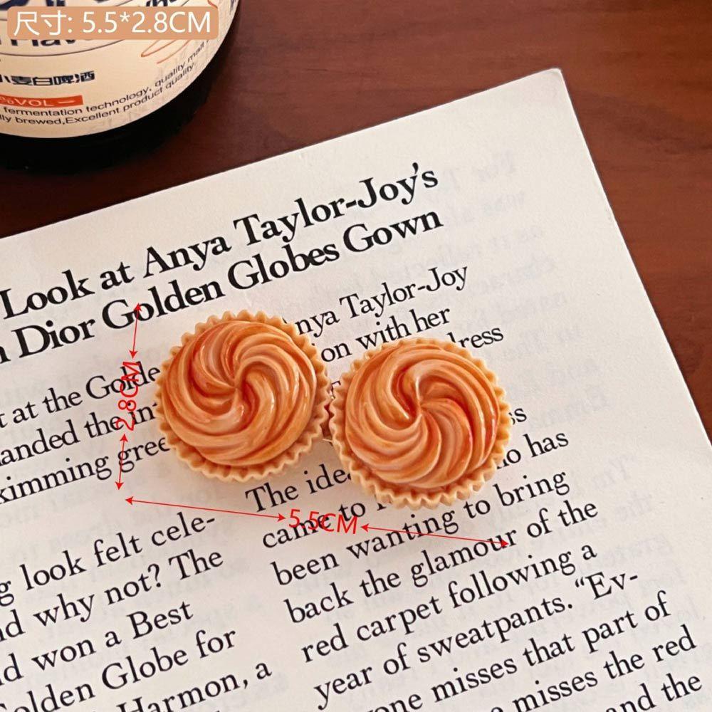 AHUA 阿華有事嗎 法式烘培點心髮夾 E0134 韓系可愛 百搭 少女 髮夾 髮飾 配件-細節圖4