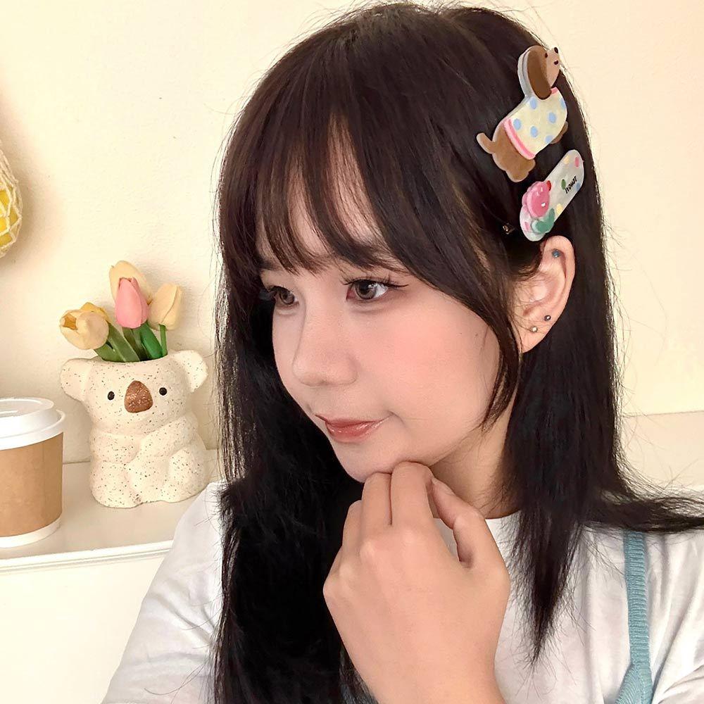AHUA 阿華有事嗎 百變造型動物髮夾2入組 E0135 韓系可愛 百搭 少女 髮夾 髮飾 配件-細節圖8