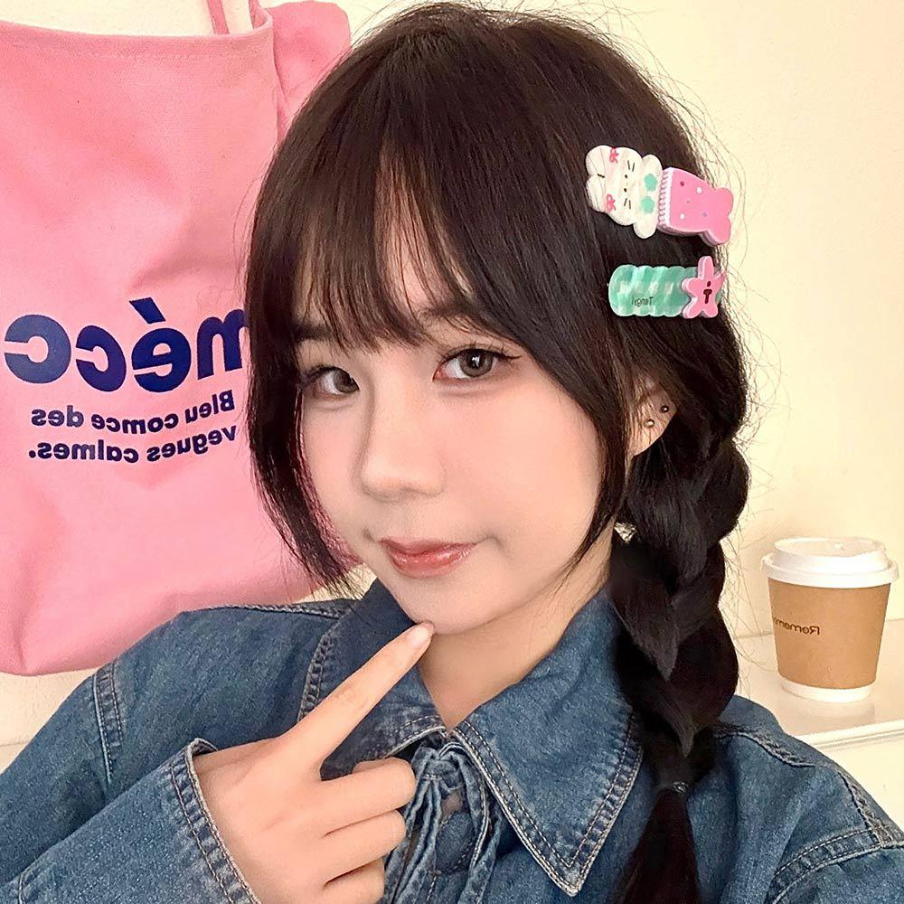 AHUA 阿華有事嗎 百變造型動物髮夾2入組 E0135 韓系可愛 百搭 少女 髮夾 髮飾 配件-細節圖9