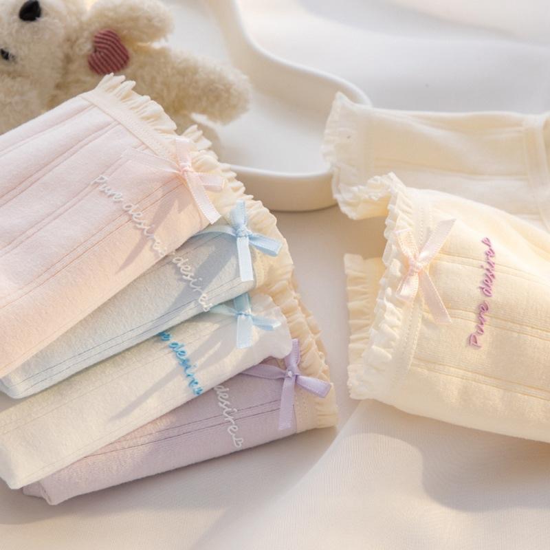 AHUA 阿華有事嗎 Pure desire蝴蝶結抗菌透氣內褲 I0085 女生內褲  流行少女內褲 可愛內褲-細節圖5