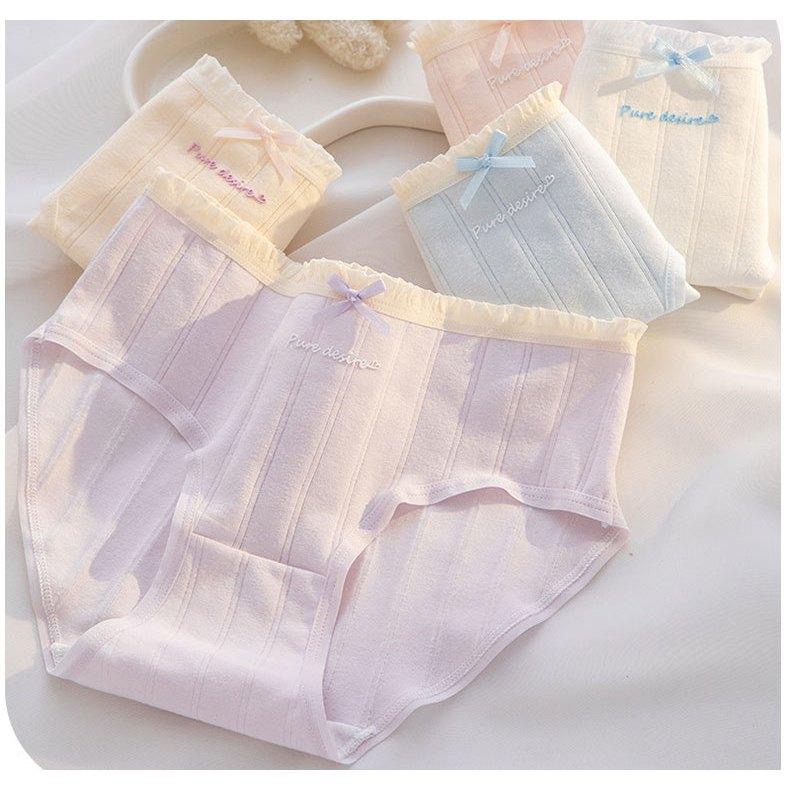 AHUA 阿華有事嗎 Pure desire蝴蝶結抗菌透氣內褲 I0085 女生內褲  流行少女內褲 可愛內褲-細節圖6