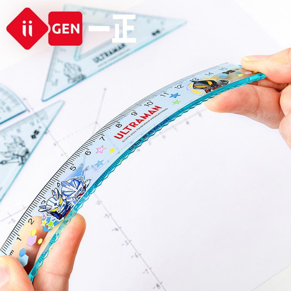 AHUA阿華有事嗎 奧特曼英雄學生量尺套組袋(4件入) O0042 日常 文具 開學用品-細節圖6