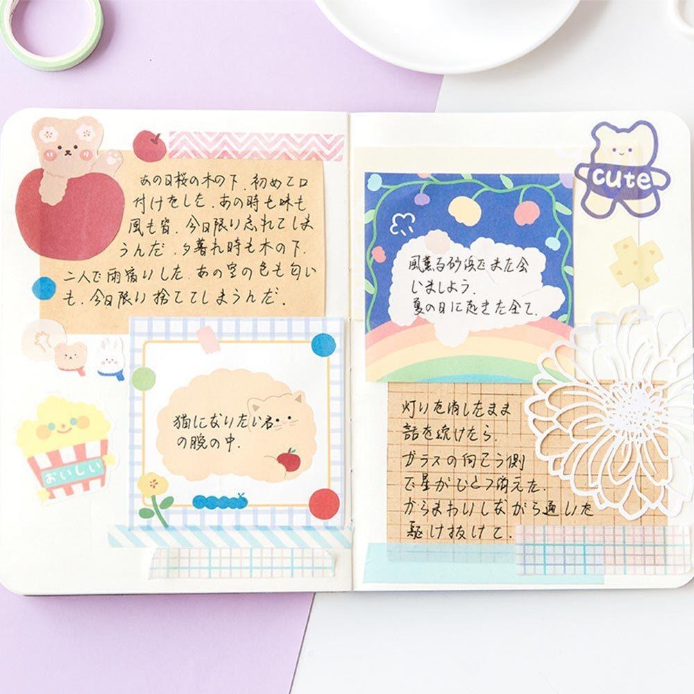 AHUA 阿華有事嗎 綿綿小熊朋友可撕式留言記事便條紙 O0024 可愛 文具 開學用品-細節圖5