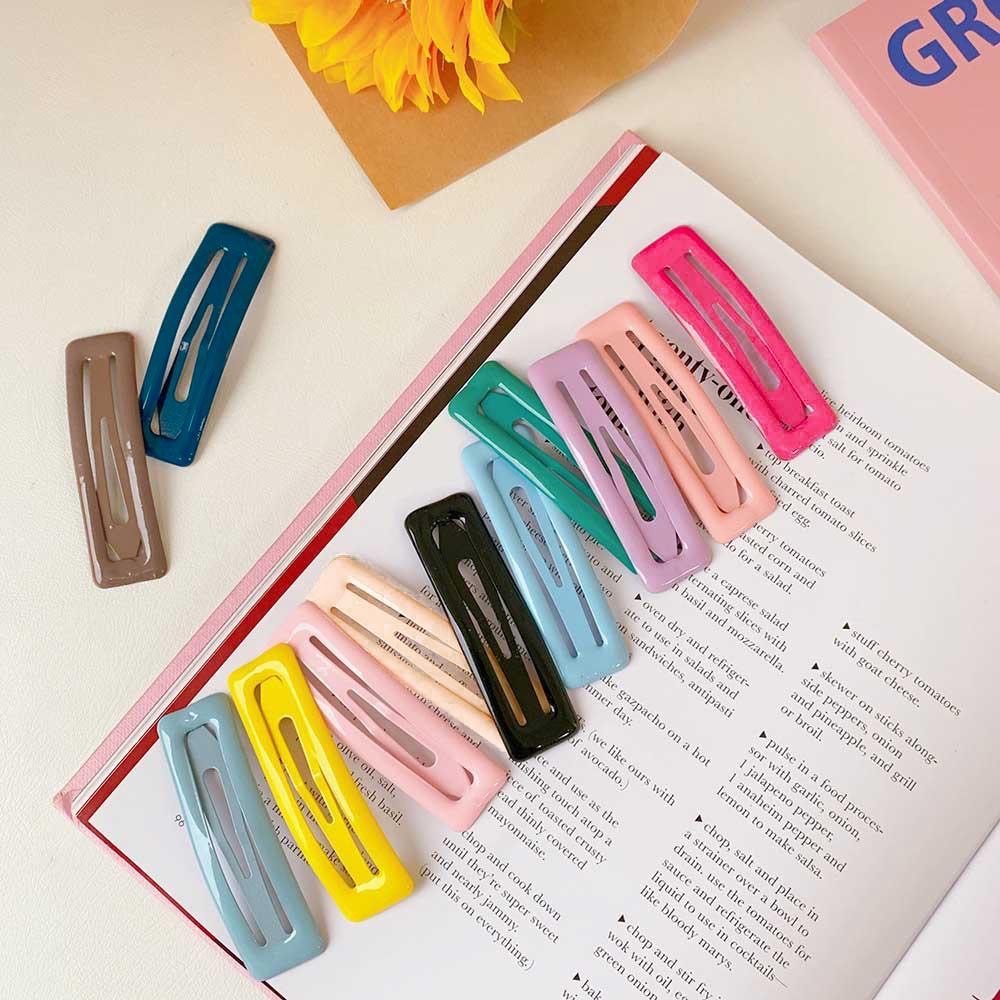 AHUA阿華有事嗎 韓系女裝配件 糖果色長方形BB髮夾【E0085】韓風 Ins風 可愛 清新 髮夾 髮飾 基本款-細節圖4