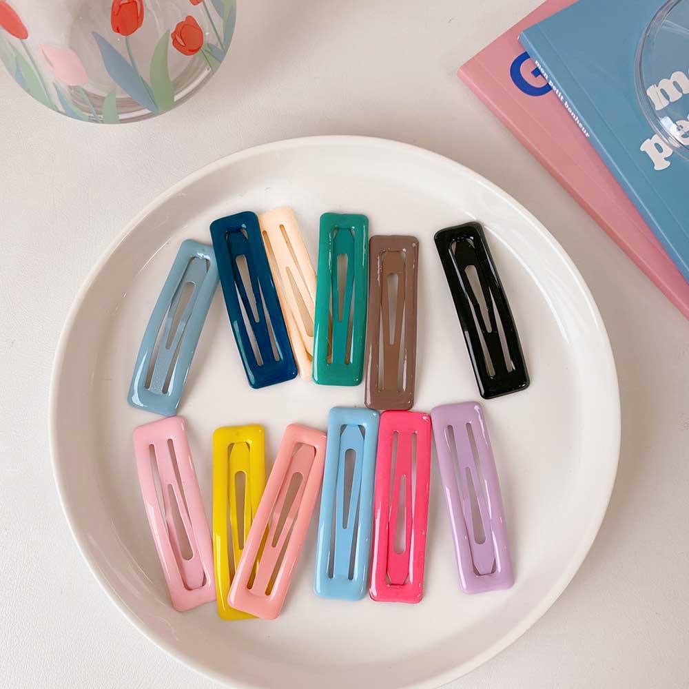 AHUA阿華有事嗎 韓系女裝配件 糖果色長方形BB髮夾【E0085】韓風 Ins風 可愛 清新 髮夾 髮飾 基本款-細節圖5