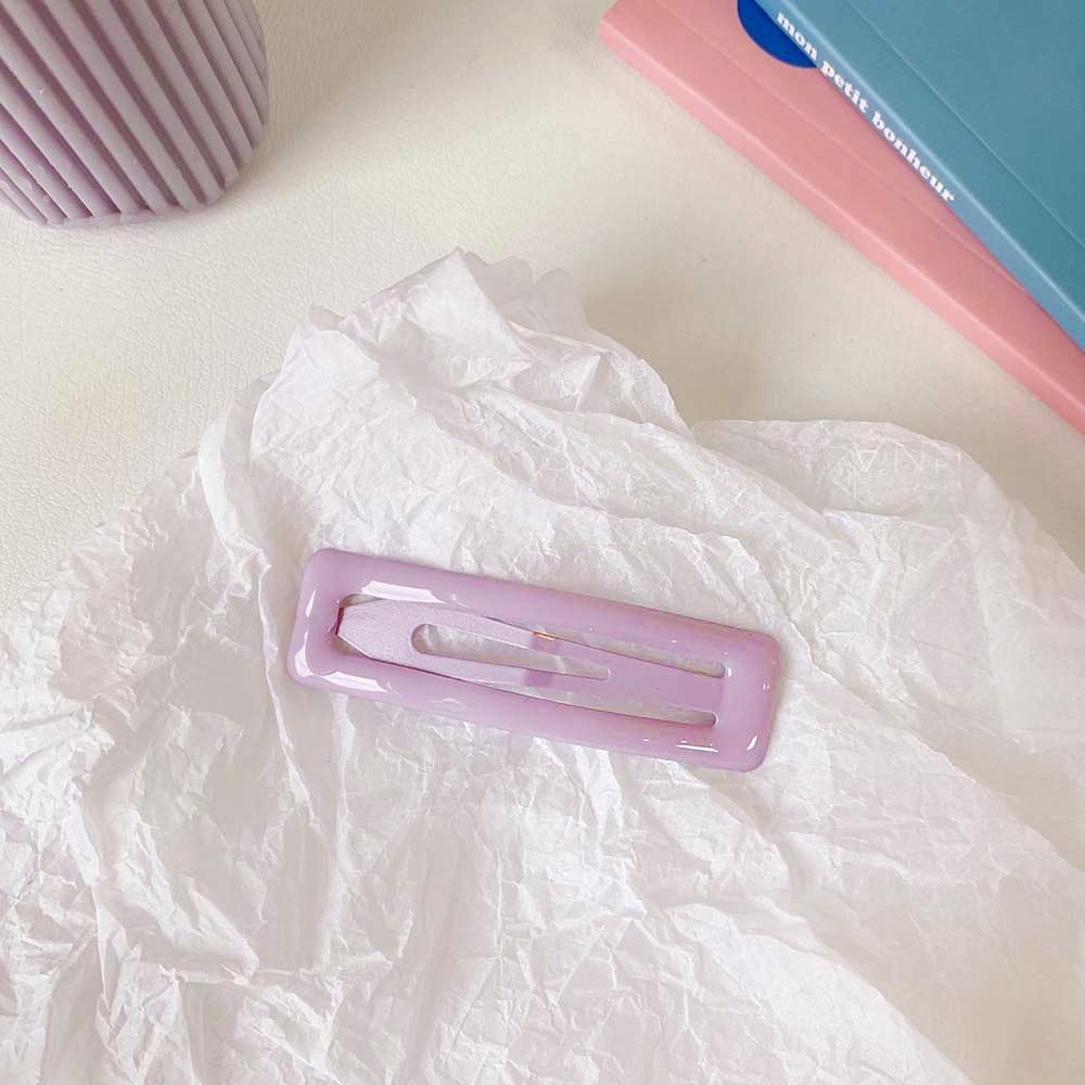 AHUA阿華有事嗎 韓系女裝配件 糖果色長方形BB髮夾【E0085】韓風 Ins風 可愛 清新 髮夾 髮飾 基本款-細節圖6