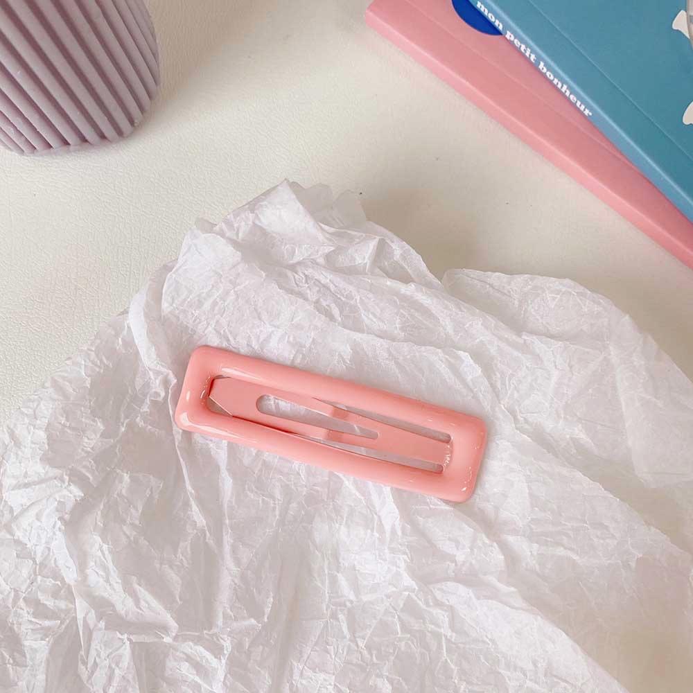 AHUA阿華有事嗎 韓系女裝配件 糖果色長方形BB髮夾【E0085】韓風 Ins風 可愛 清新 髮夾 髮飾 基本款-細節圖7